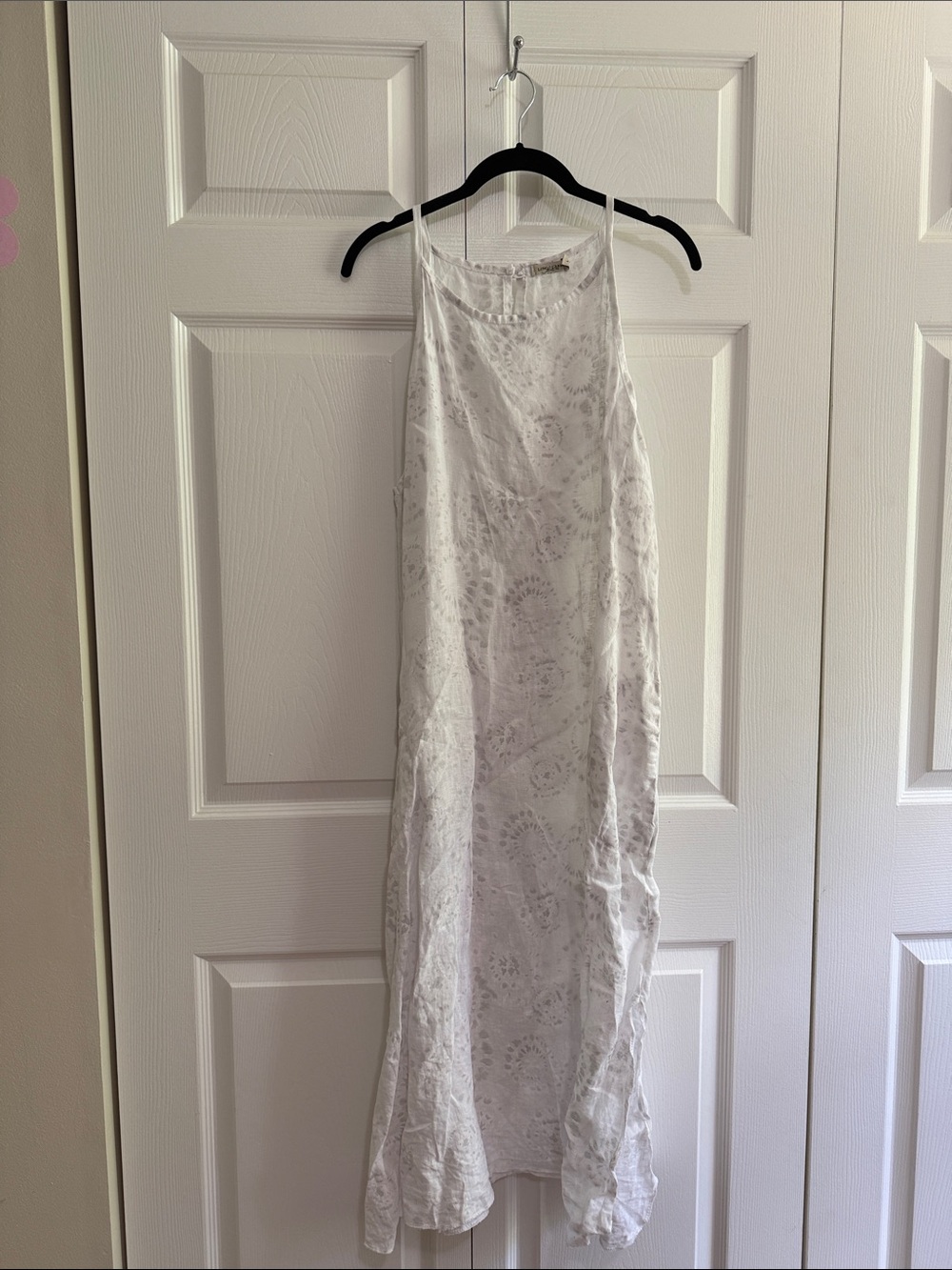 Women’s White Eyelet Midi Dress